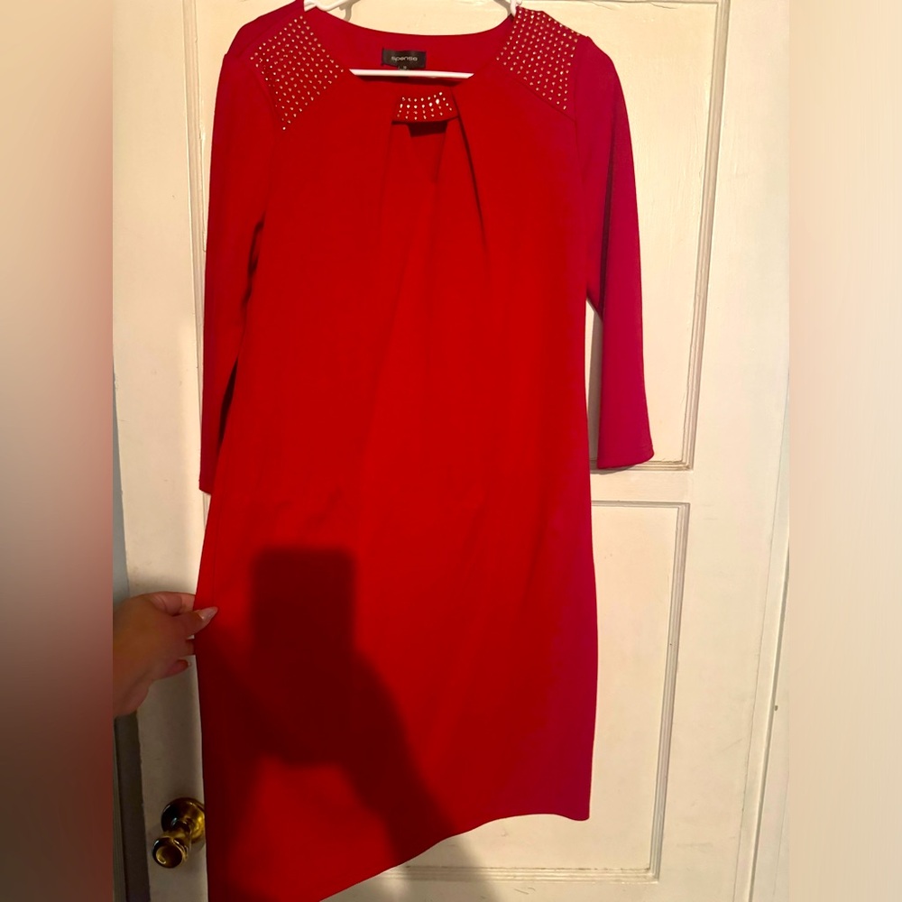 Red dress